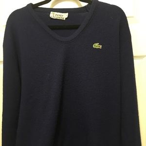 Vintage Lacoste Navy Blue Sweater